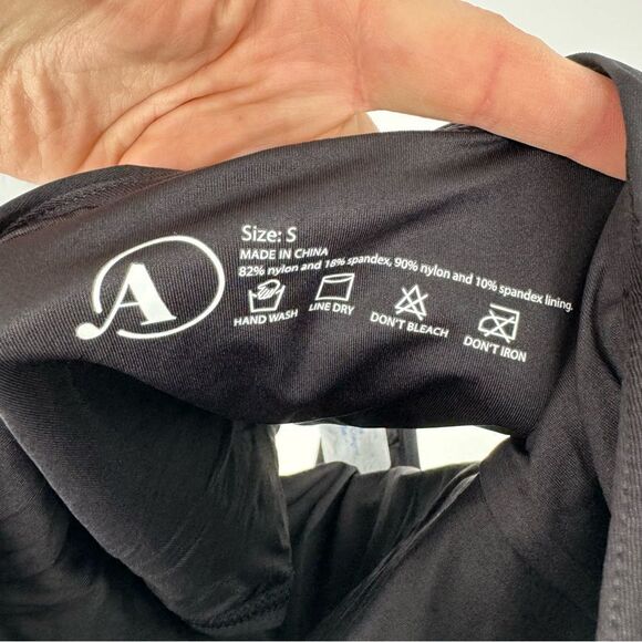 Andie Swim Catalina One Piece Swimsuit Black New XXS - Picture 9 of 10